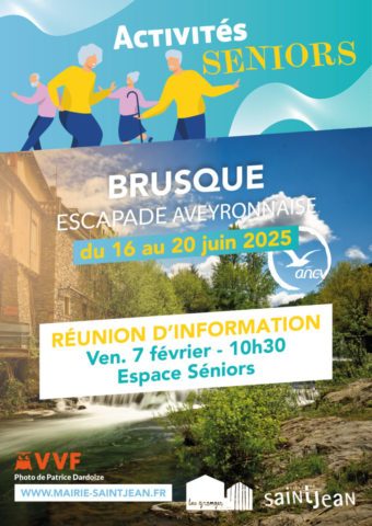 Affiche Sortie Séniors brusque 2025