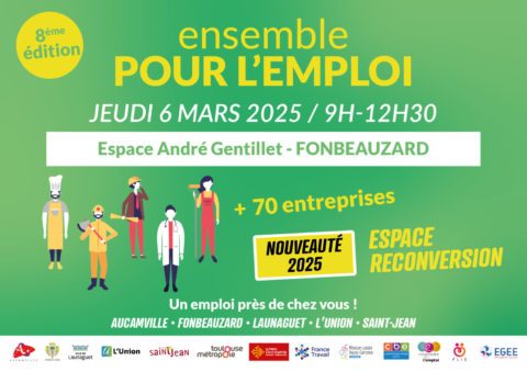 Affiche forum emploi 2025 paysage